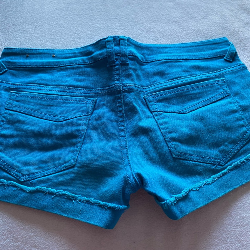 Turquoise shorts